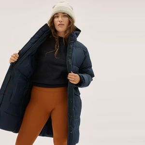 Everlane The ReNew Long Puffer